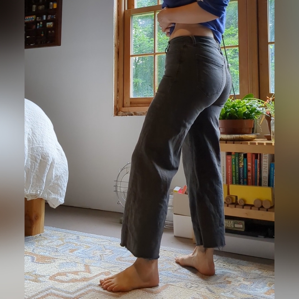 High Rise Wide Leg Jean
